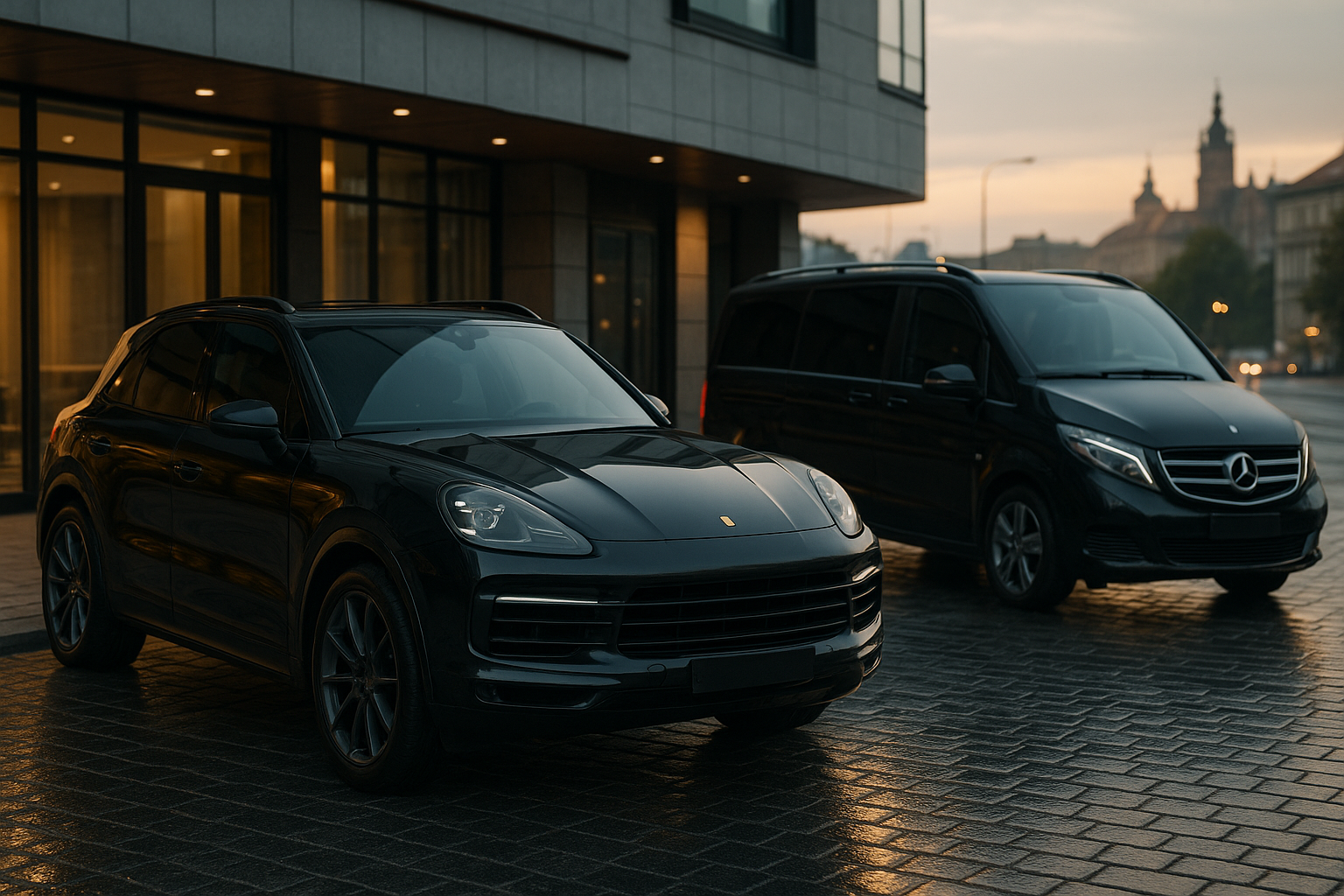 Premium SUV i van VIP w Krakowie gotowe do szybkiego wynajmu i transferu